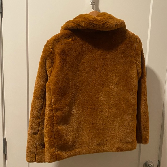 NWT | Madewell | Faux-Fur Crop Coat - Picture 13 of 16